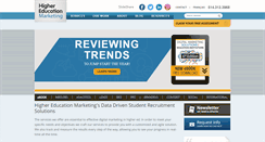 Desktop Screenshot of higher-education-marketing.com