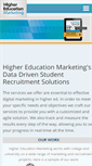 Mobile Screenshot of higher-education-marketing.com